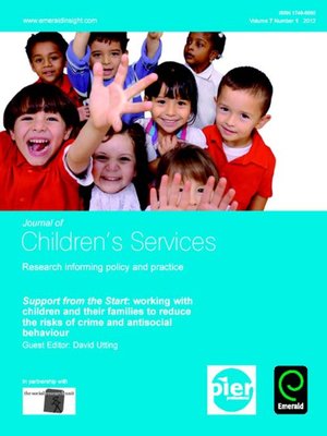 cover image of Journal of Children's Services, Volume 7, Issue 1